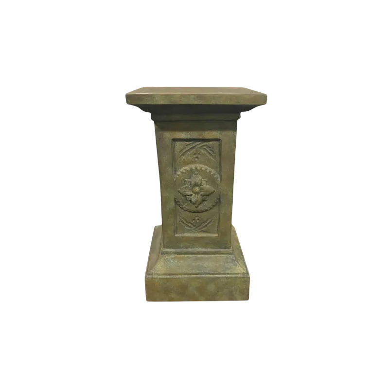 Classic Muted Olive Green Pedestal Stand