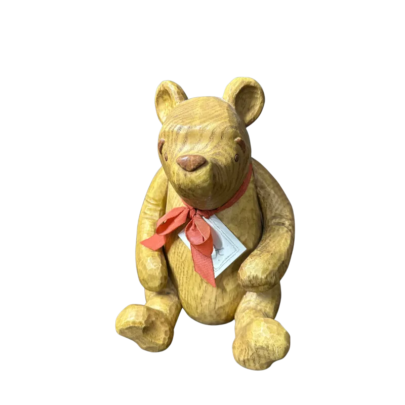 Disney Handcrafted Wooden Winnie the Pooh Figurine