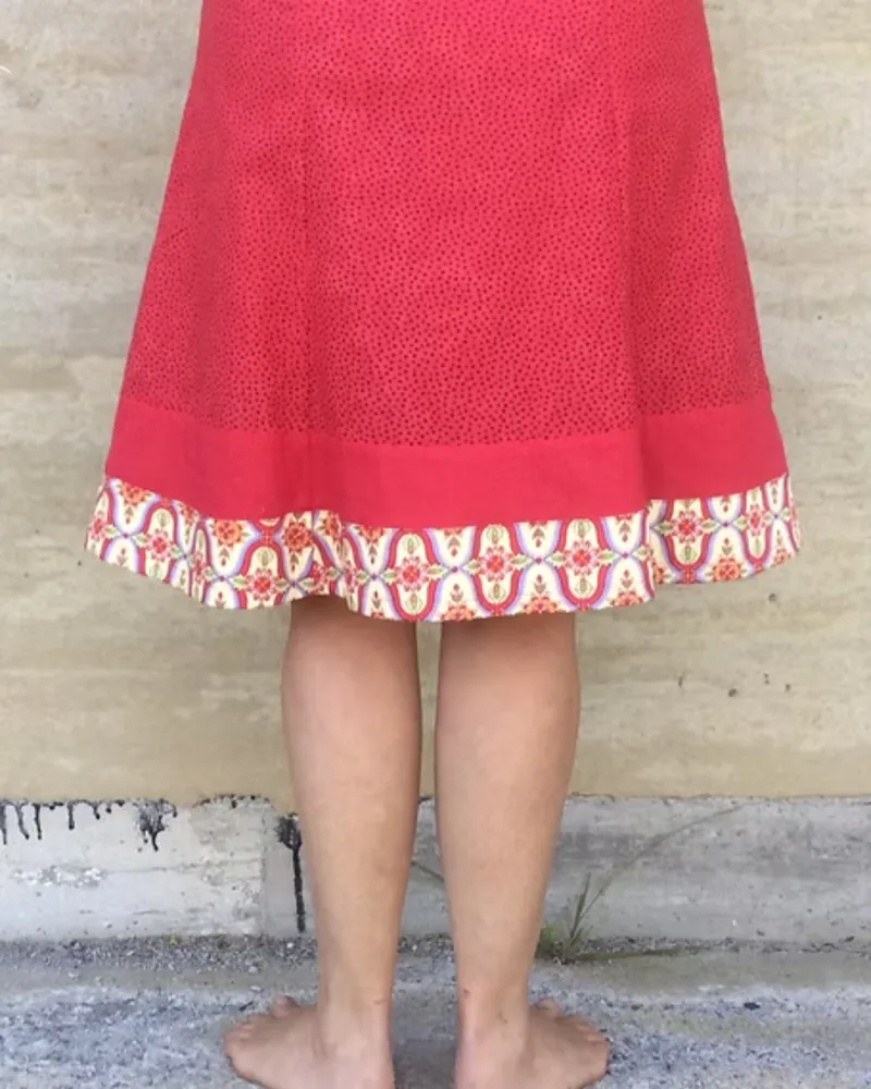 Bonny Skirt Polka Lush Red