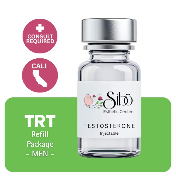 TRT CALI  Men's Refill Package 60 days (Cypionate 200mg/mL 10mL + Anastrozole 24×1mg)