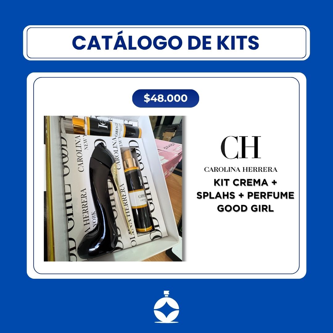 KIT CREMA + SPLAHS + PERFUME GOOD GIRL