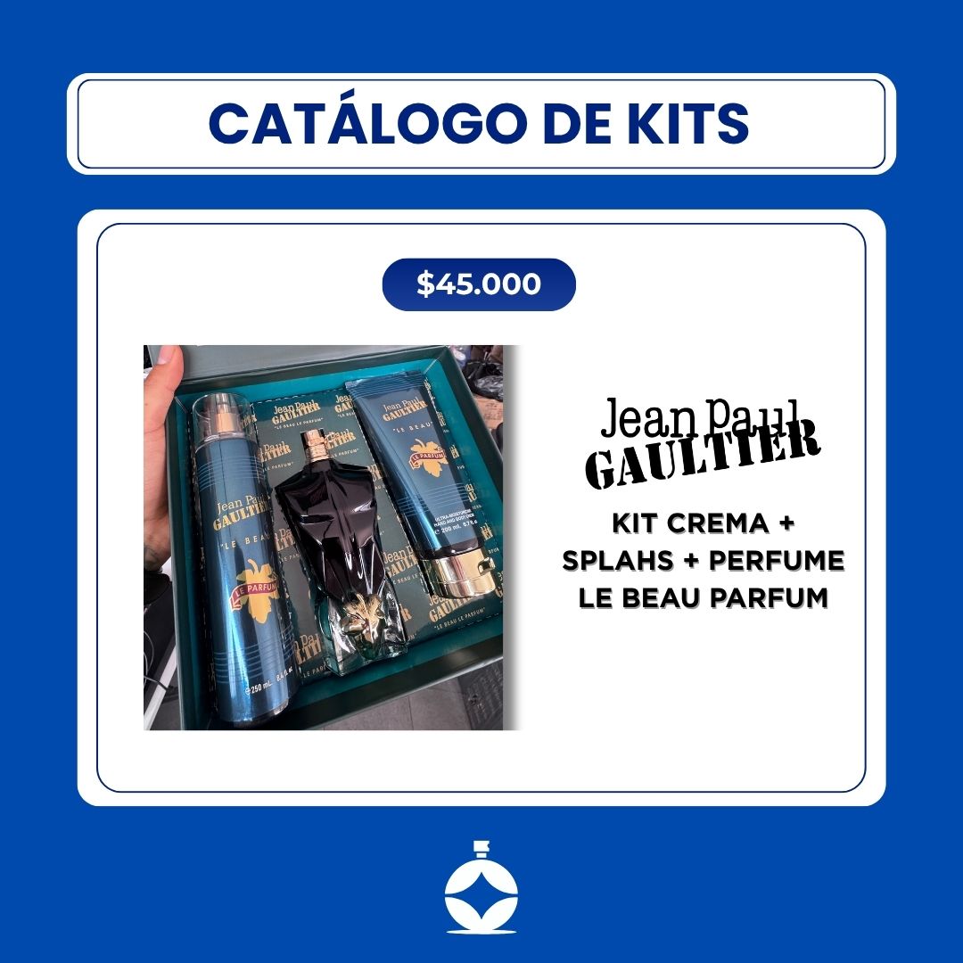 KIT CREMA + SPLAHS + PERFUME LE BEAU PARFUM