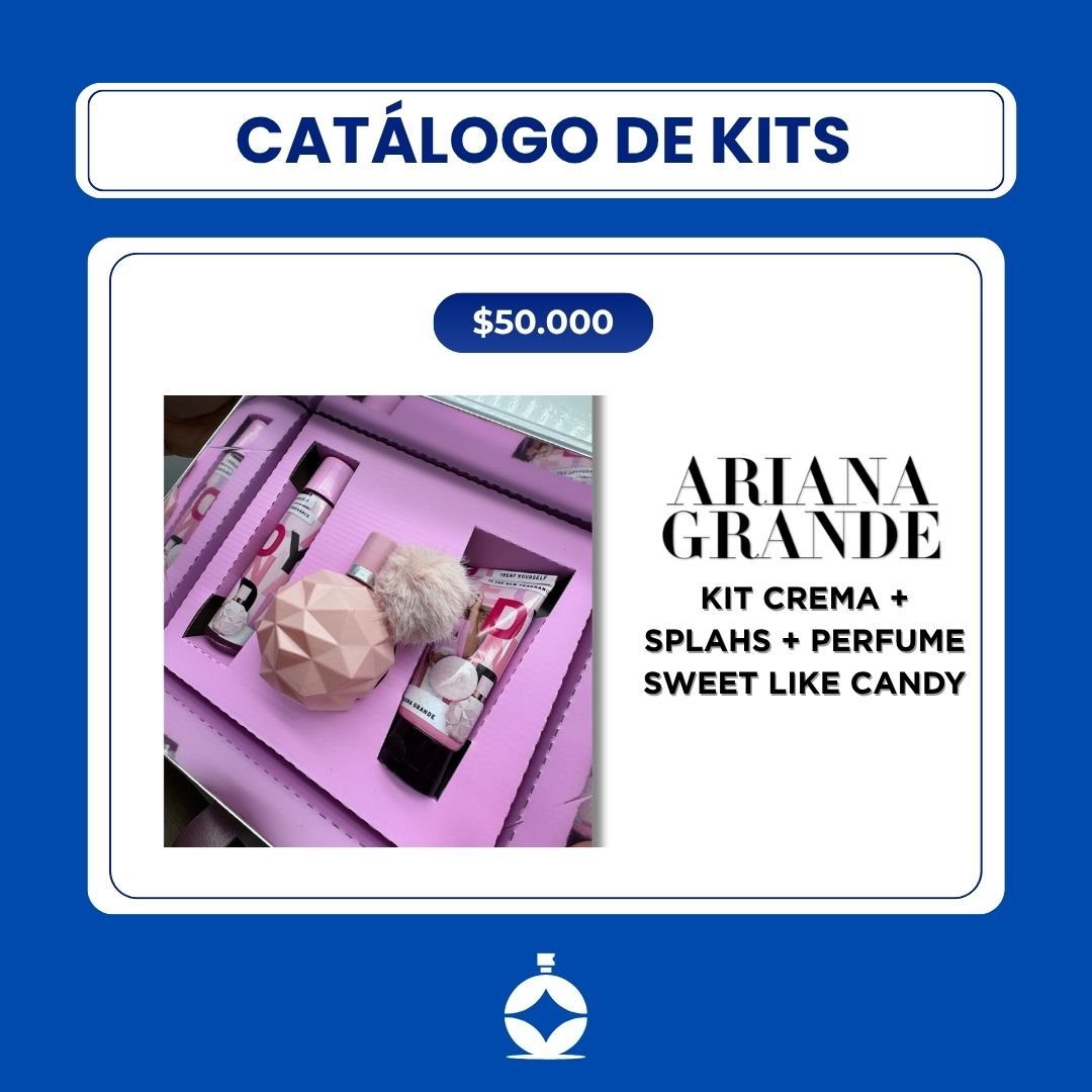 KIT CREMA + SPLAHS + PERFUME SWEET LIKE CANDY