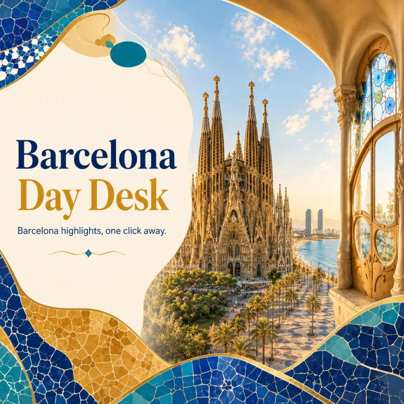 Barcelona Day Desk