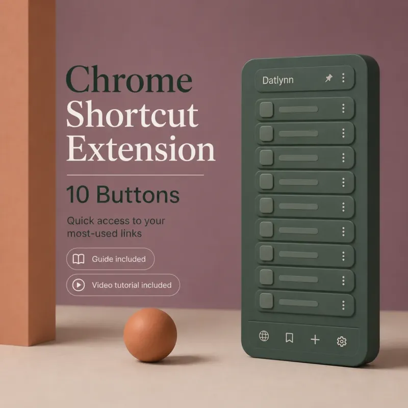 Chrome Shortcut Extension – 10 Buttons