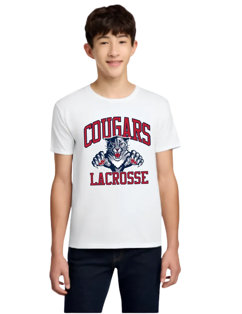 Jerzees® - Youth Dri-Power® 50_50 Cotton_Poly T-Shirt. 29B - White - Main Logo