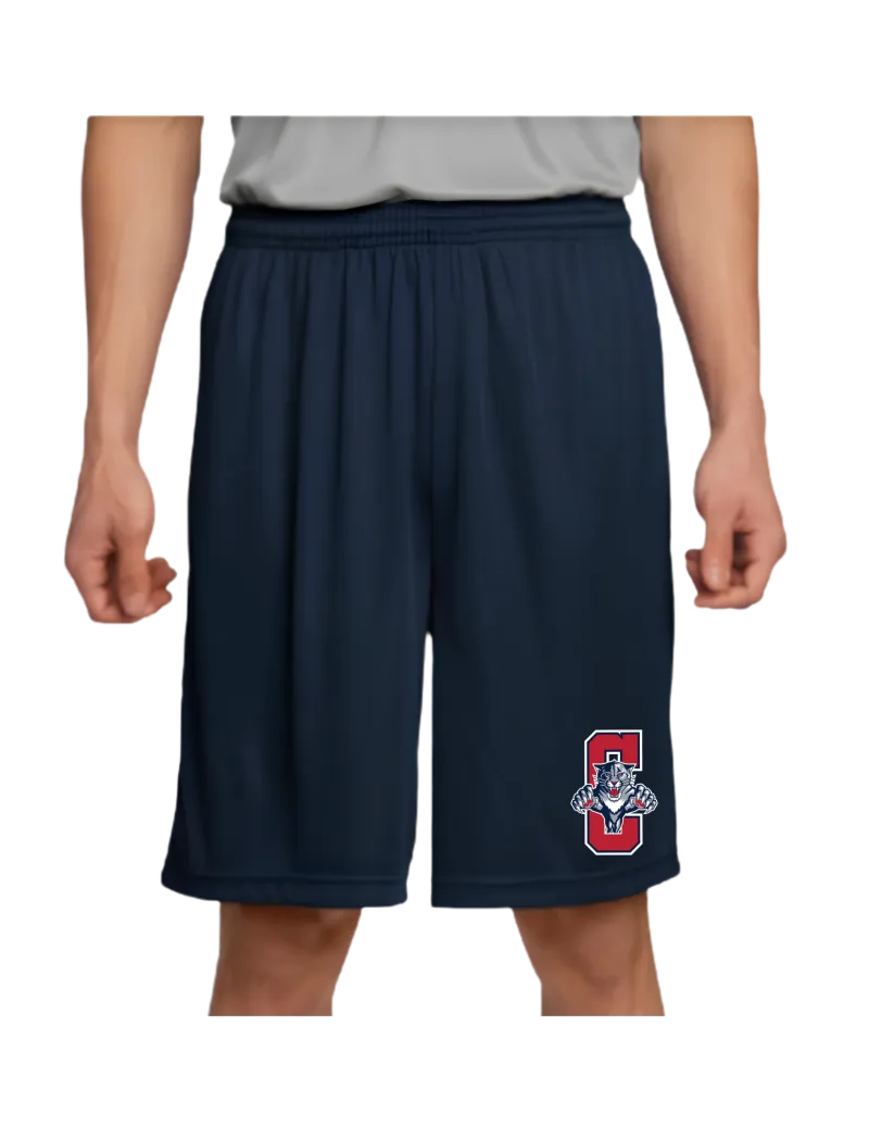 Sport-Tek PosiCharge Competitor Short - ST355 - True Navy - Cougar C Red with White Outline