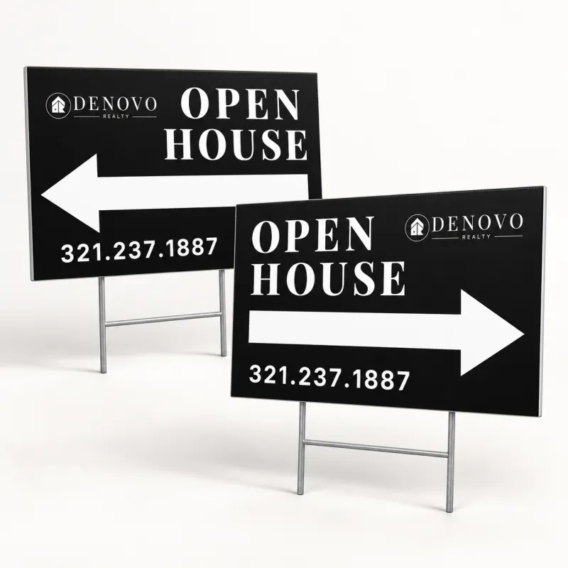 Open House Signs