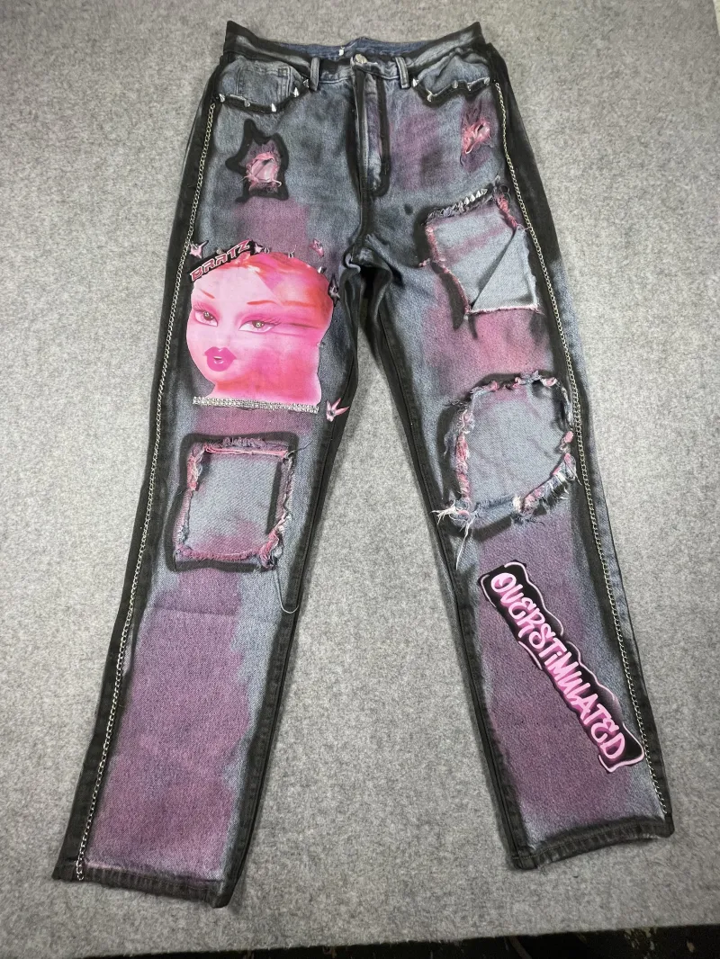 Custom Bratz Y2K Punk Jeans 