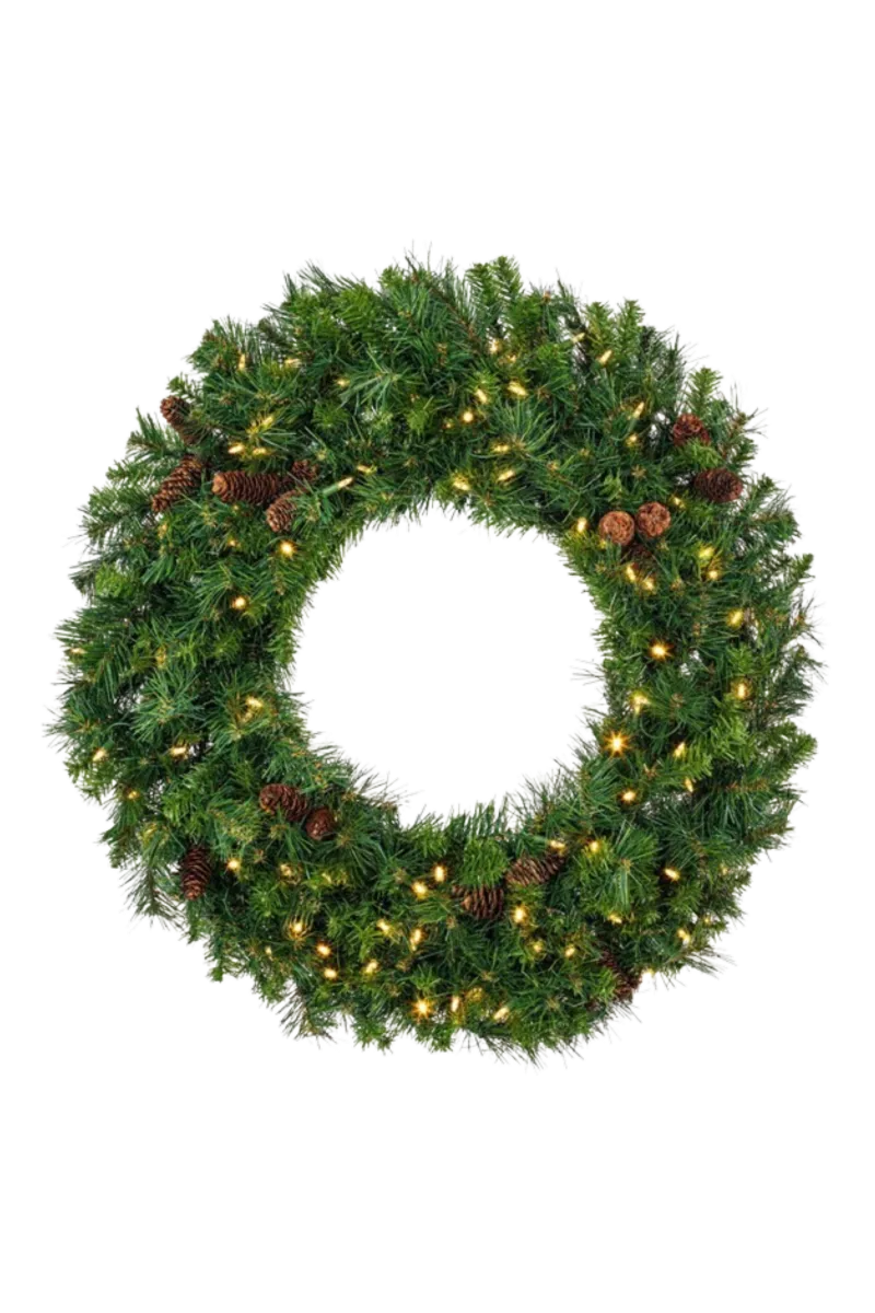Lit Wreaths
