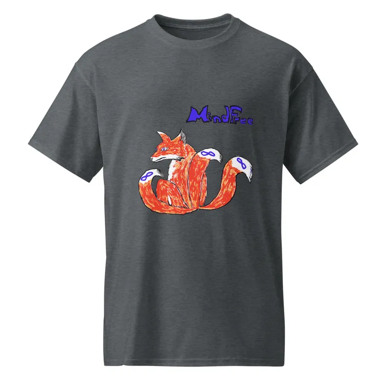 MindFree-Fox Logo DryBlend® T-Shirt