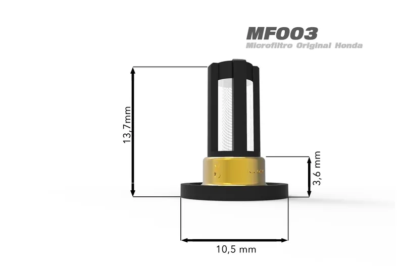 MF003 Microfiltro Inyector Honda Original con Tope - Máximo Caudal ✔️
