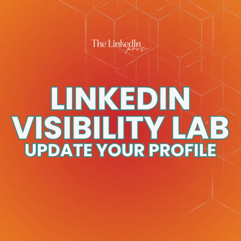LinkedIn Visibility Lab - Update Your Profile