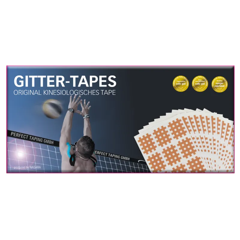 Gittertapes Packung mit 20 Bögen in unterschiedlichen Größen