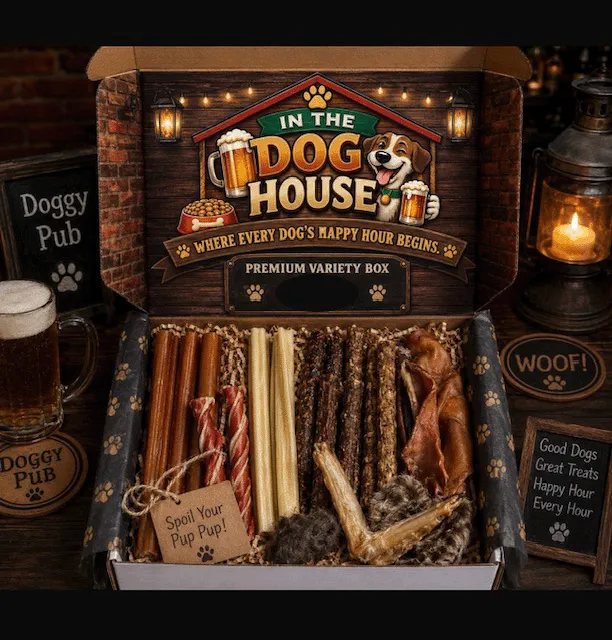 The Big Doghouse Feast Huge Treat Box