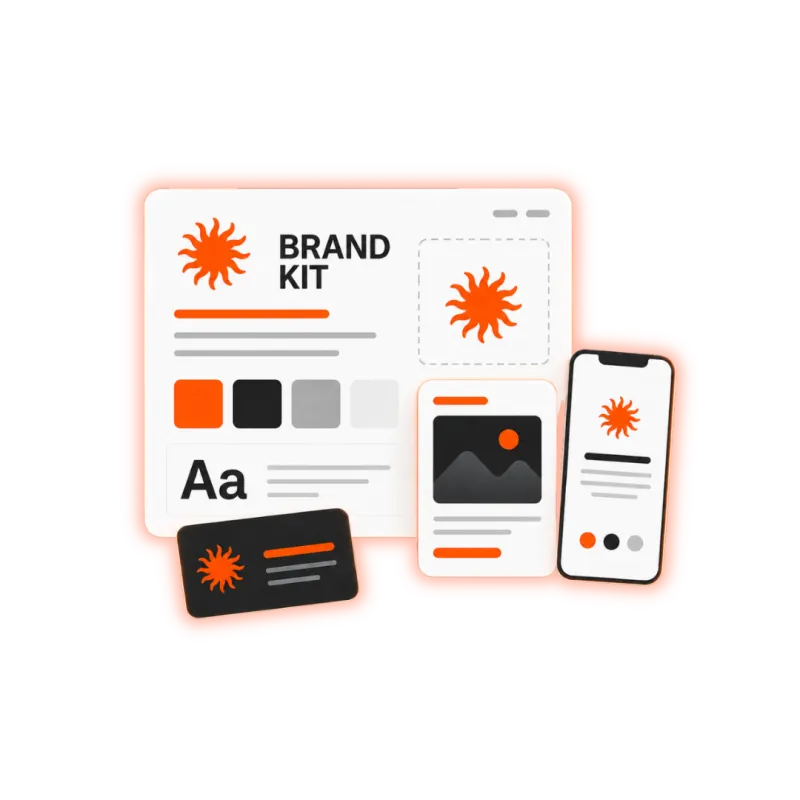 Custom Brand Kit + Logo Design