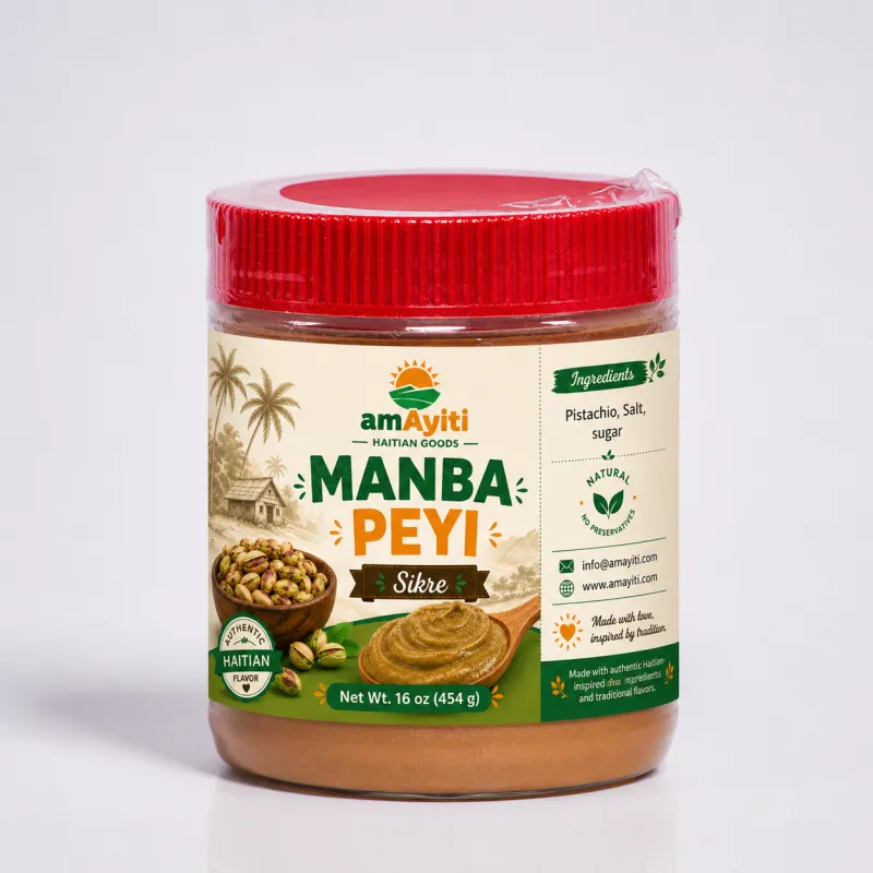 Manba Peyi Sweet – Sweet Haitian Peanut Butter
