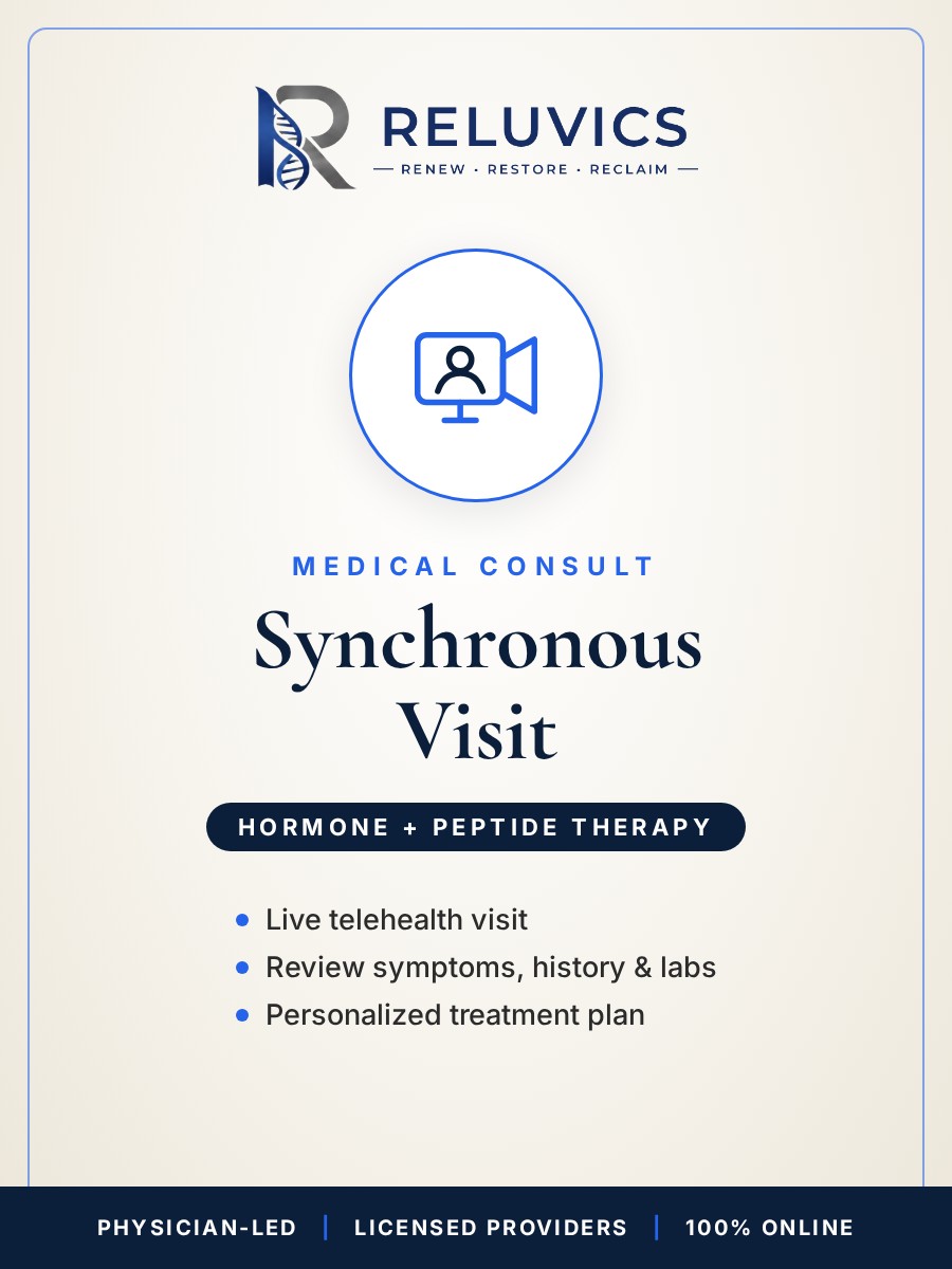 Medical Consult: Synchronous Visit (Hormones + Peptides)