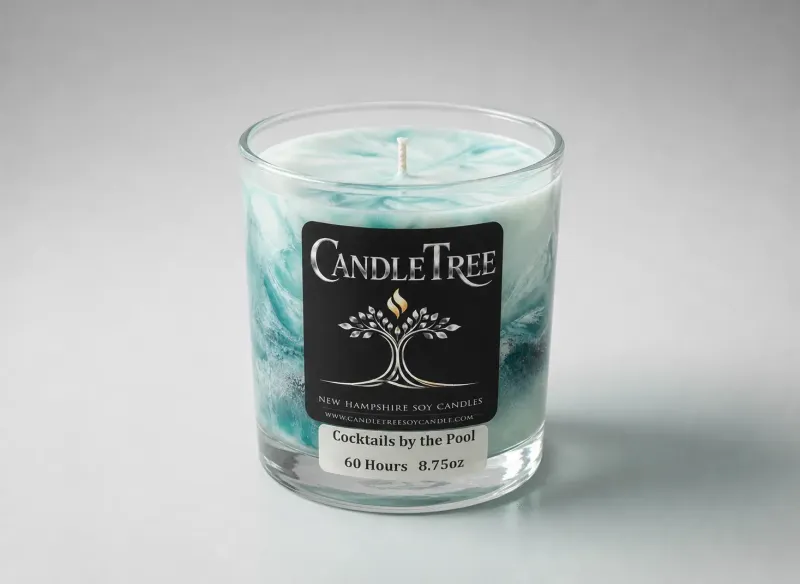 Cocktails by the Pool Hand-Poured Soy Candle