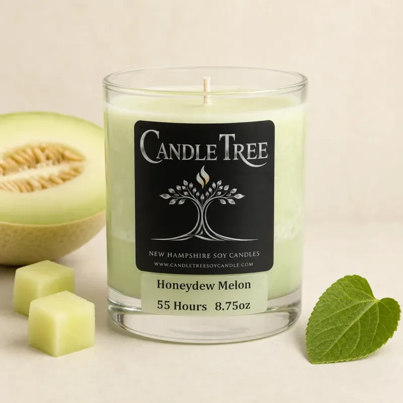 Honeydew Melon Hand-Poured Soy Candle