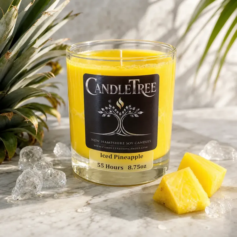 Iced Pineapple Hand-Poured Soy Candle