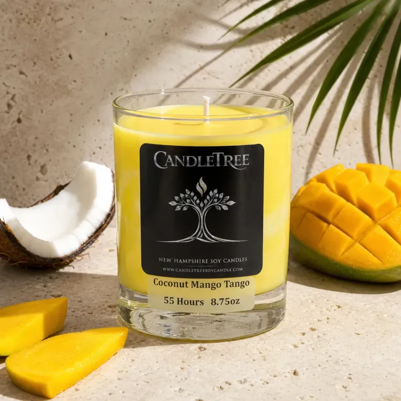 Coconut Mango Tango Hand-Poured Soy Candle