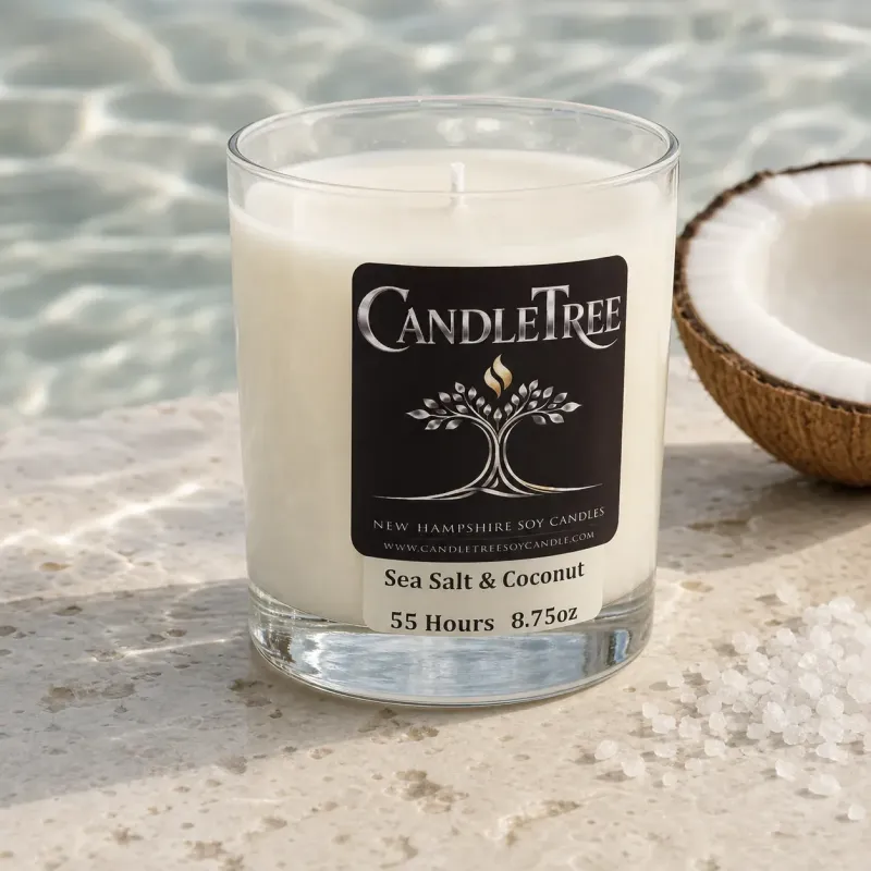 Sea Salt & Coconut Hand-Poured Soy Candle