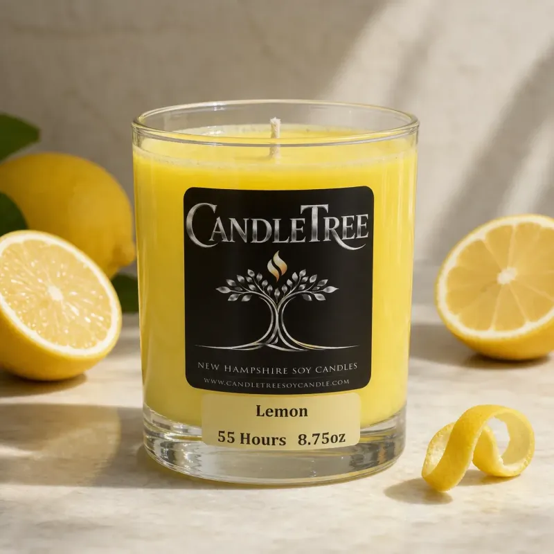 Lemon Hand-Poured Soy Candle