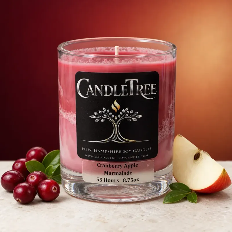Cranberry Apple Marmalade Hand-Poured Soy Candle