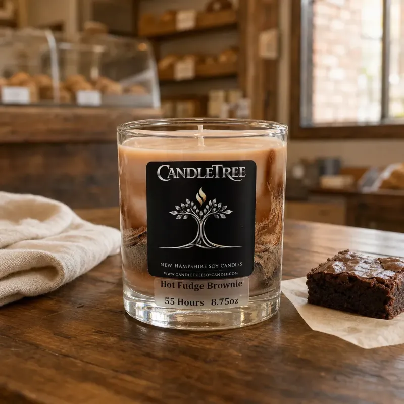 Hot Fudge Brownie Hand-Poured Soy Candle