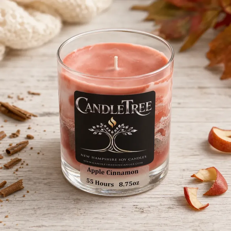 Apple Cinnamon Hand-Poured Soy Candle