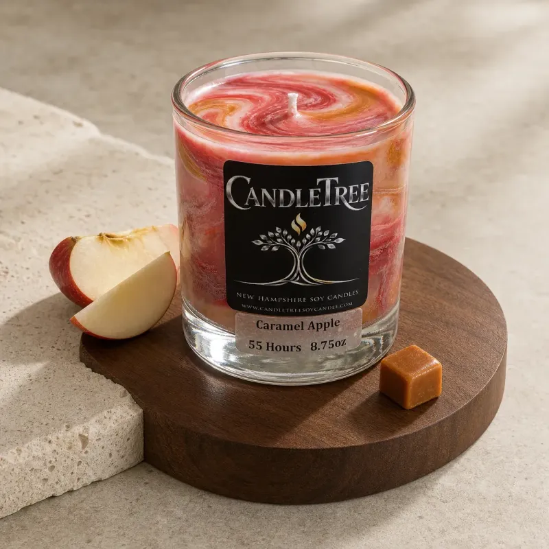 Caramel Apple Hand-Poured Soy Candle