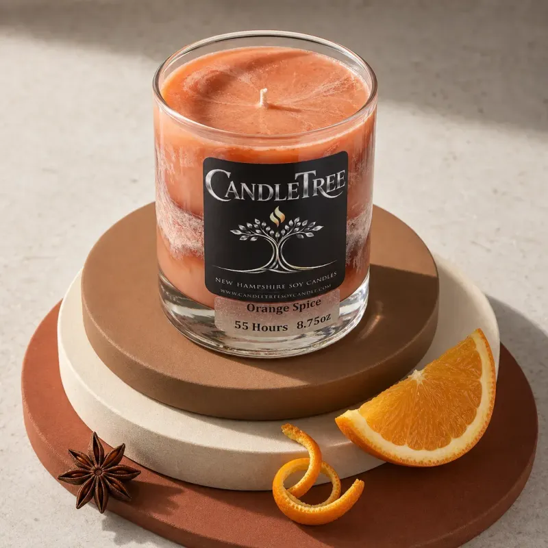 Orange Spice Hand-Poured Soy Candle
