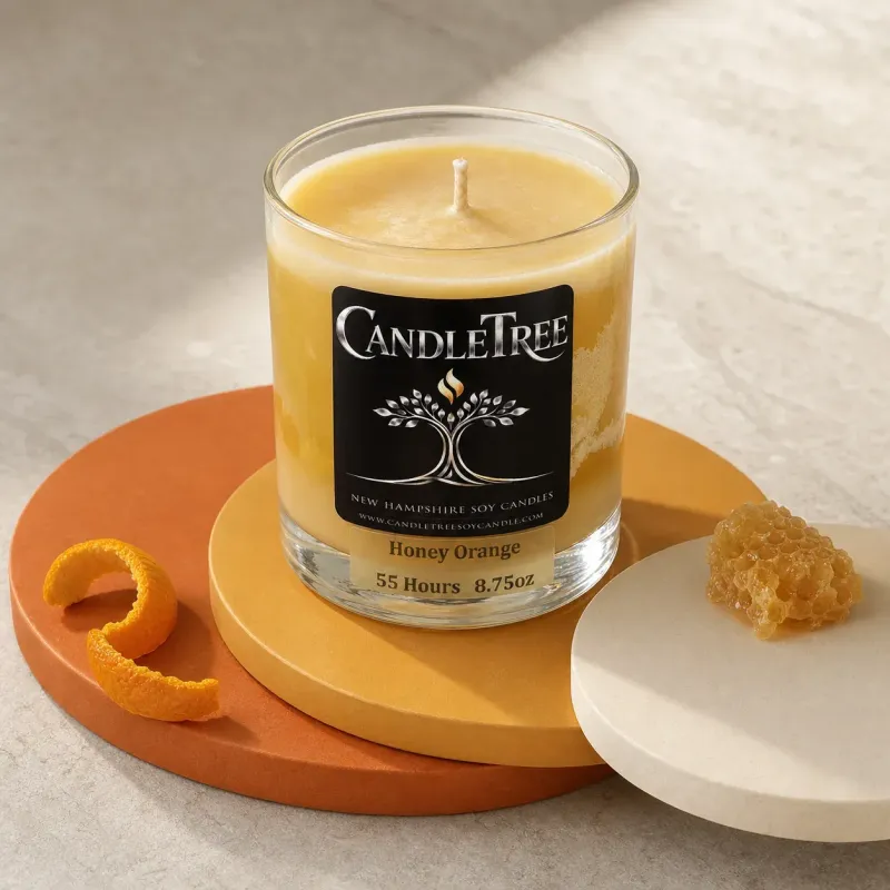 Honey Orange Hand-Poured Soy Candle