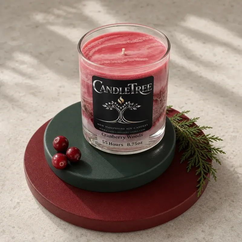 Cranberry Woods Hand-Poured Soy Candle