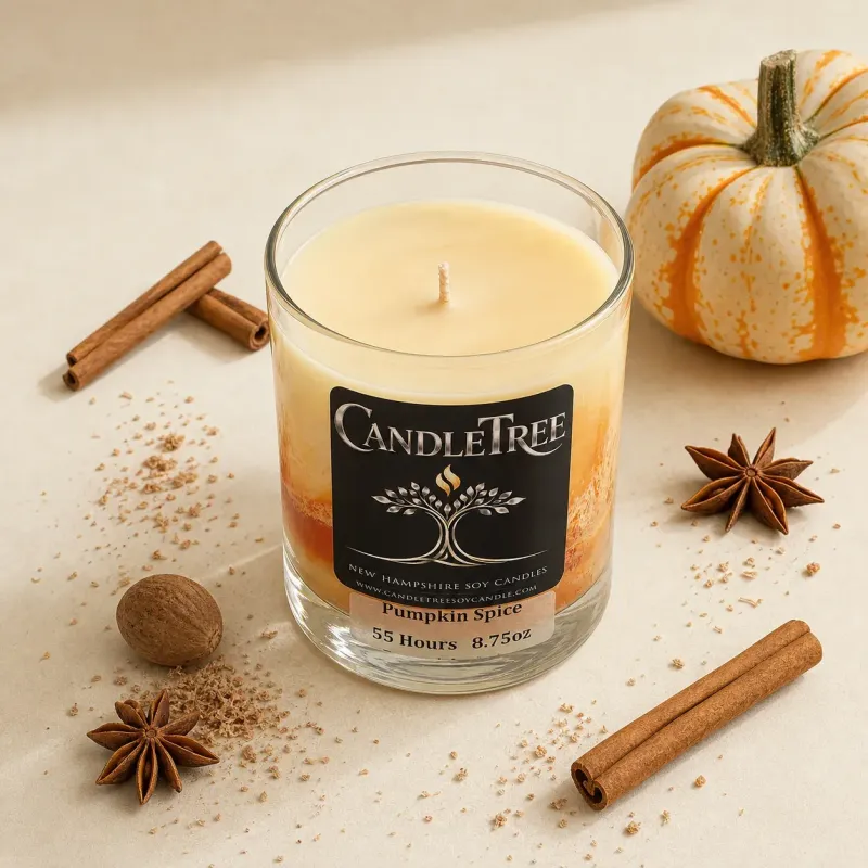 Pumpkin Spice Hand-Poured Soy Candle