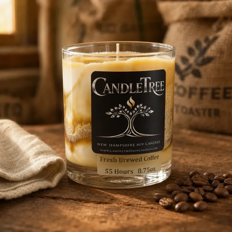 Fresh Brewed Coffee Hand-Poured Soy Candle