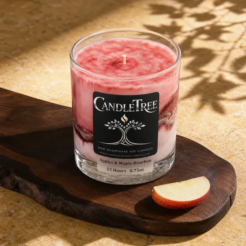 Apples & Maple Bourbon Hand-Poured Soy Candle
