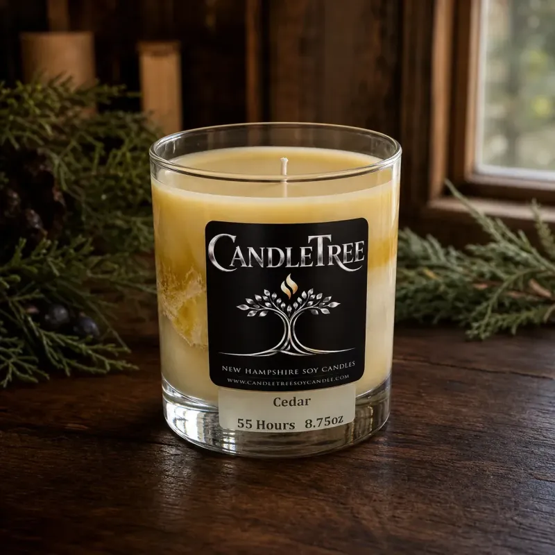 Cedar Hand-Poured Soy Candle