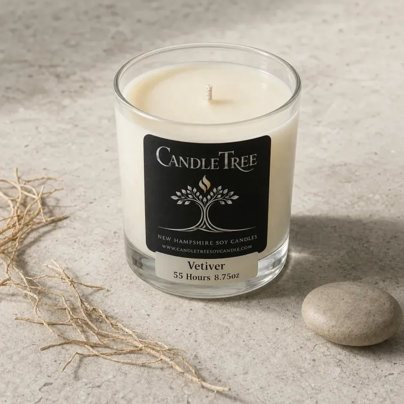 Vetiver Hand-Poured Soy Candle