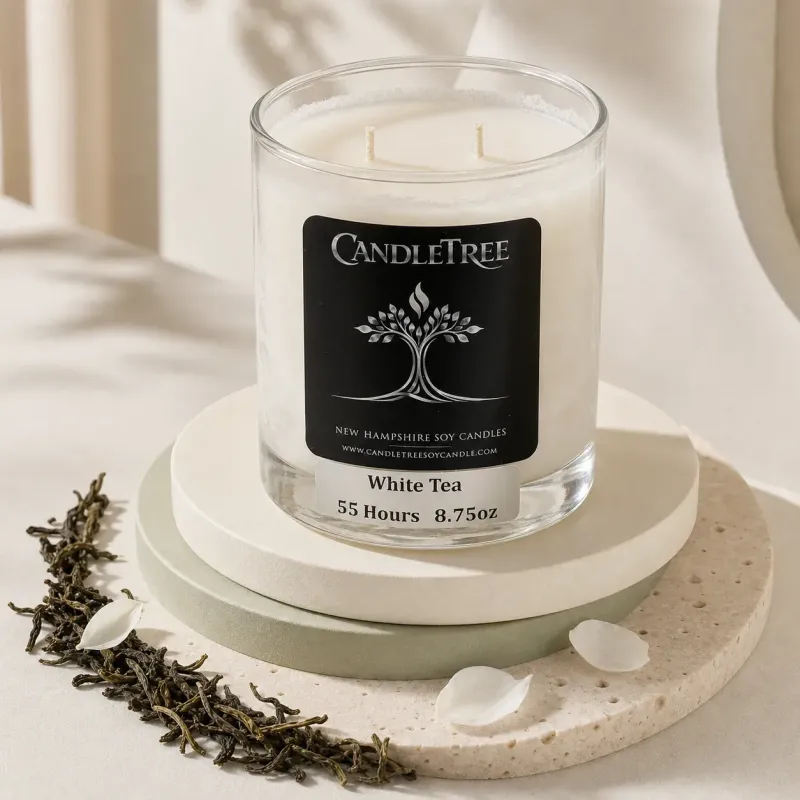White Tea Hand-Poured Soy Candle