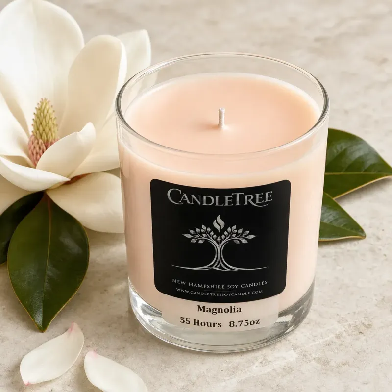 Magnolia Hand-Poured Soy Candle