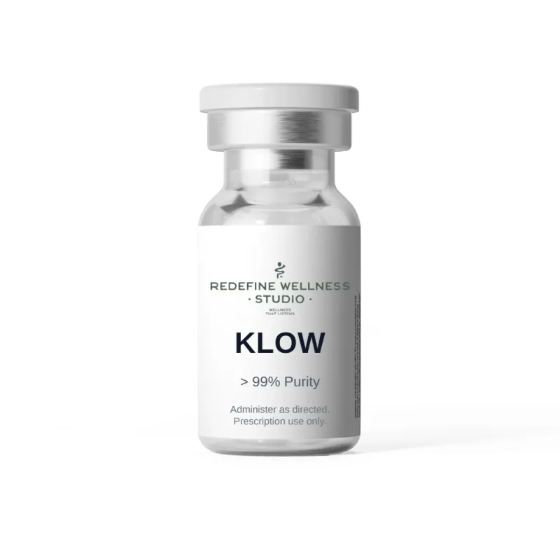 KLOW (BPC-157 / GHK-CU / TB-500 / KPV) 10mg/50mg/10mg/10mg/mL (3mL) - Lyophilized