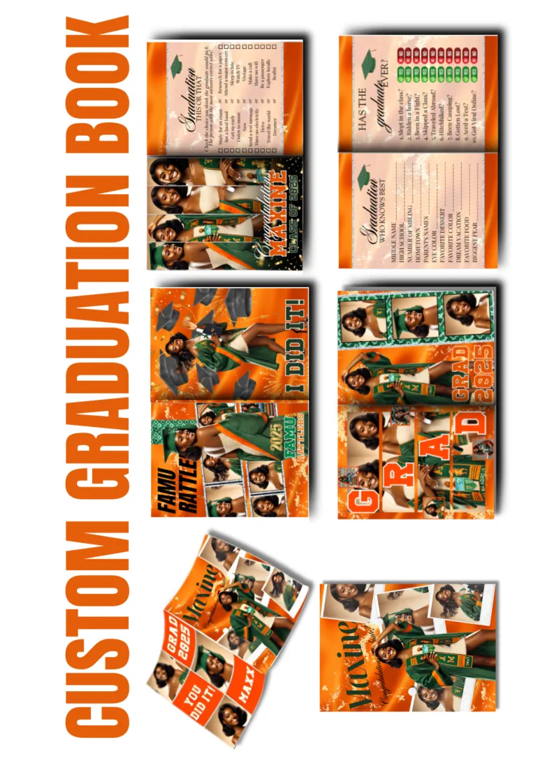 Grad Activity Book Template
