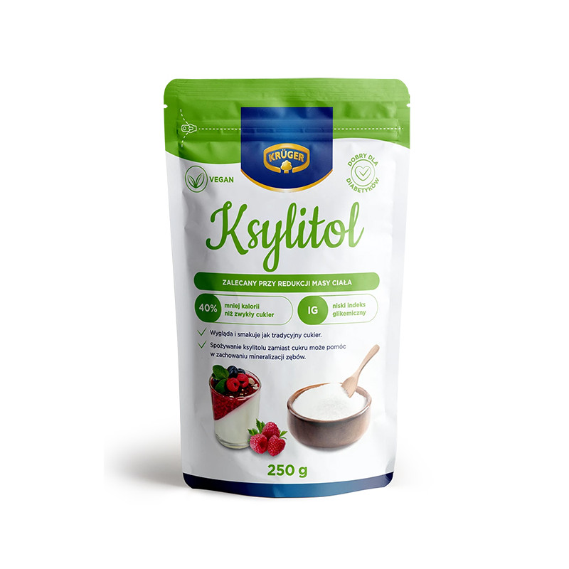 Ксилитол - натурален подсладител, Крюгер, 250 гр.