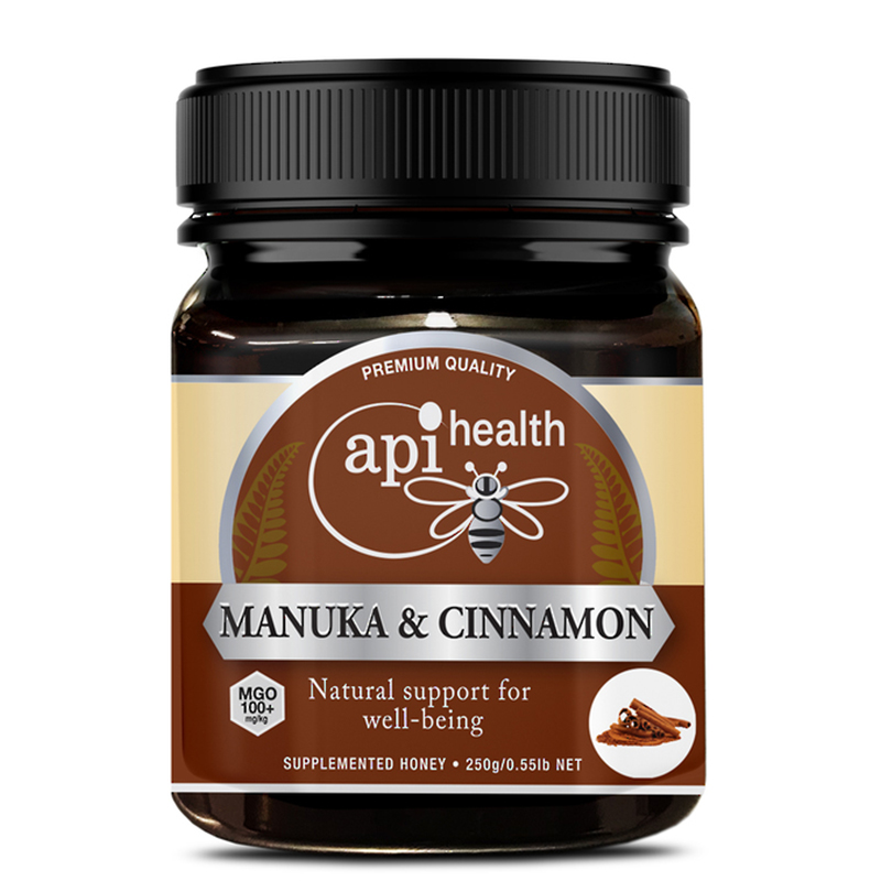 Пчелен мед Манука с канела Cinnamon VENZ MGO 100+ Здравословна кръвна захар и метаболитен баланс 250 g