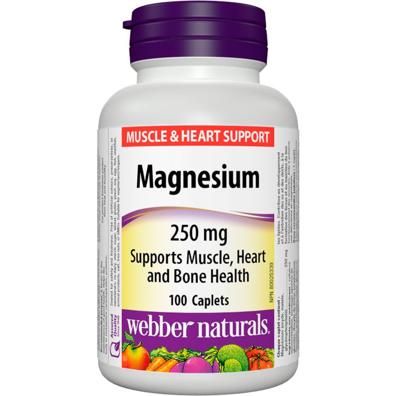 МАГНЕЗИЙ 250 mg  Magnesium 250 mg Хранителна добавка, 100 каплети