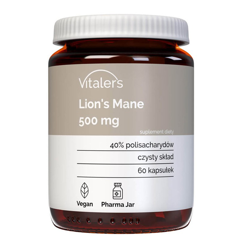 Лъвска грива 500 mg Хранителна добавка, 60 капсули