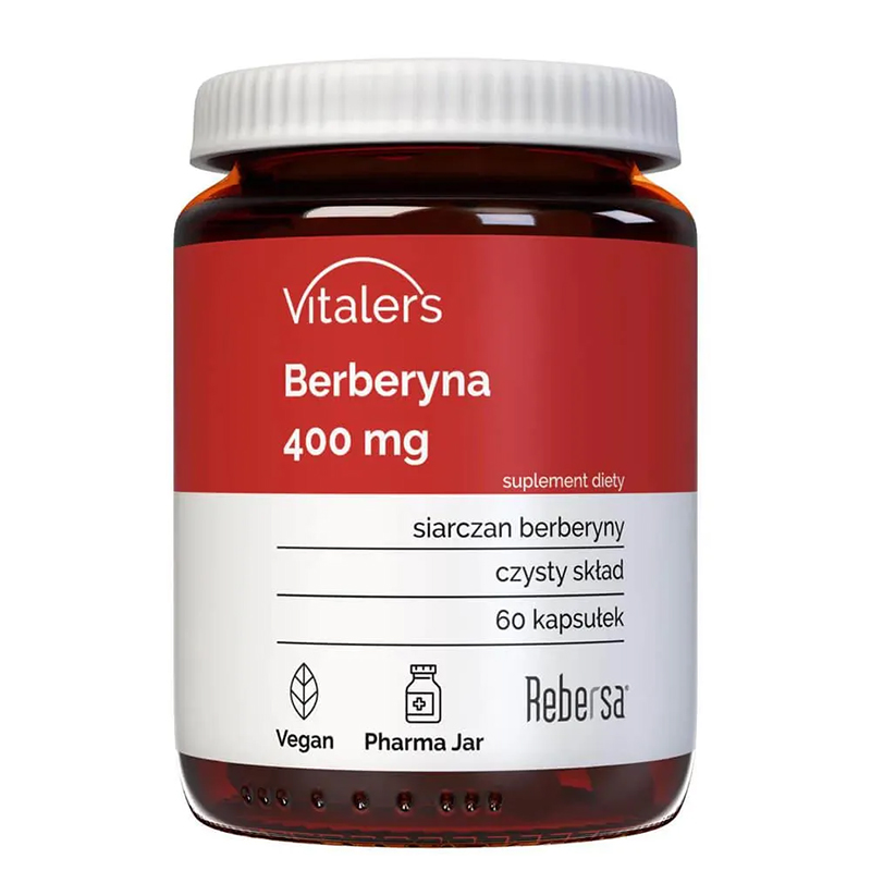 Берберин 400 mg Хранителна добавка, 60 капсули