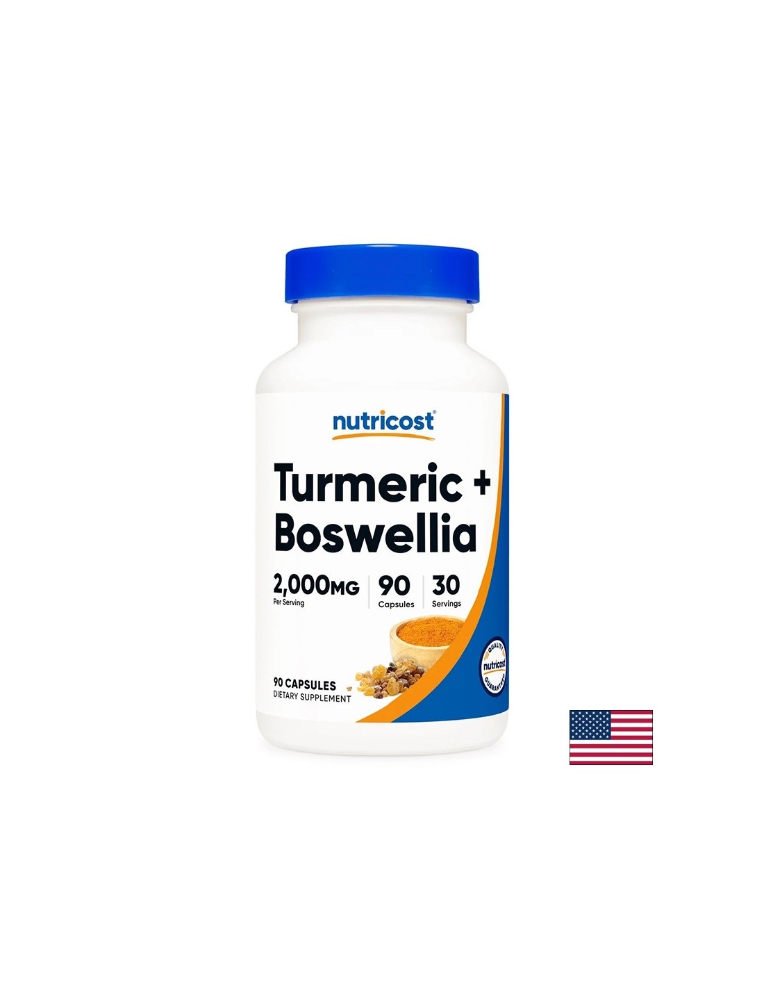 Куркума 1000 mg + Босвелия 1000 mg По-здрави и подвижни стави 90 капсули